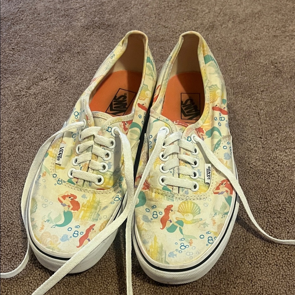 Vans Women's Disney little mermaid size 8.5